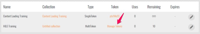 multi token manage tokens