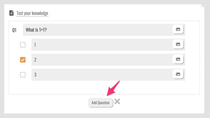 add question